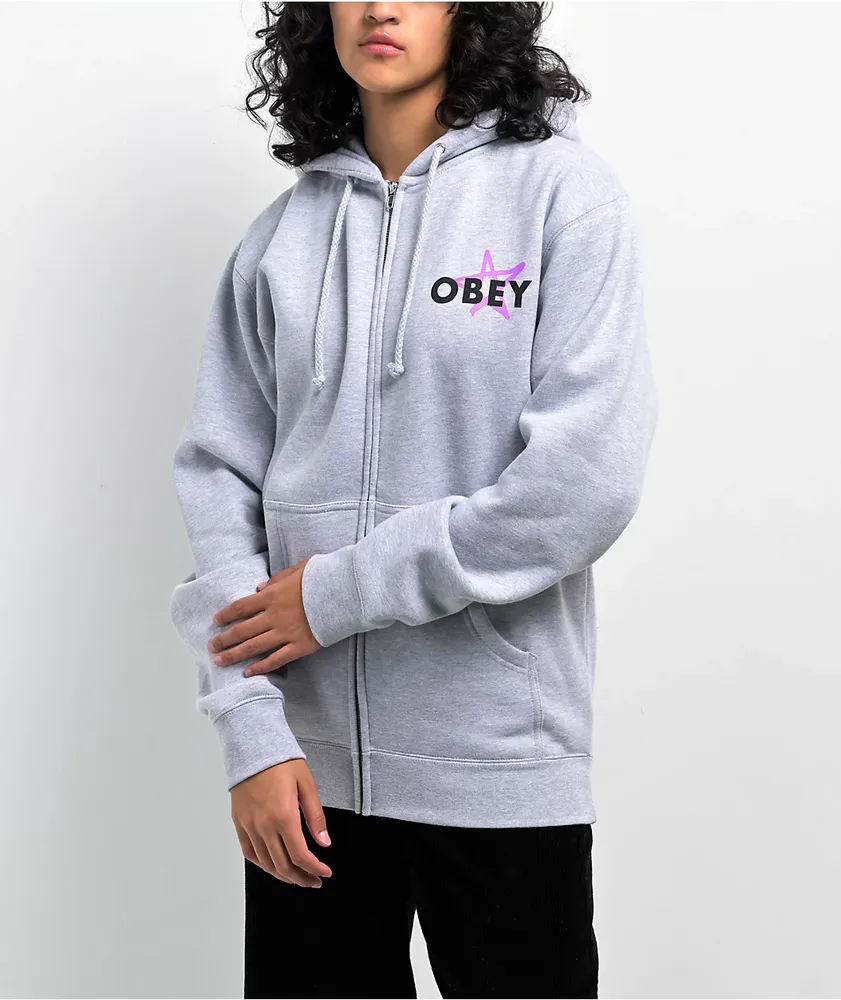 Obey zip hoodie shop