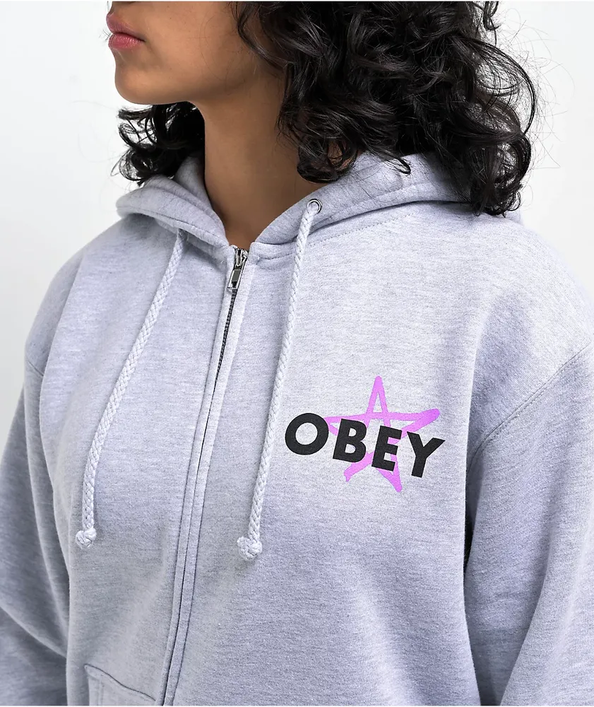 Obey store records hoodie