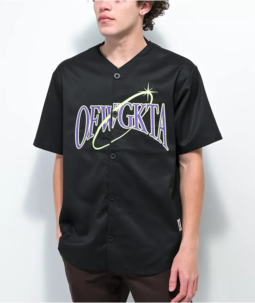 Odd Future Black Baseball Jersey Hamilton Place