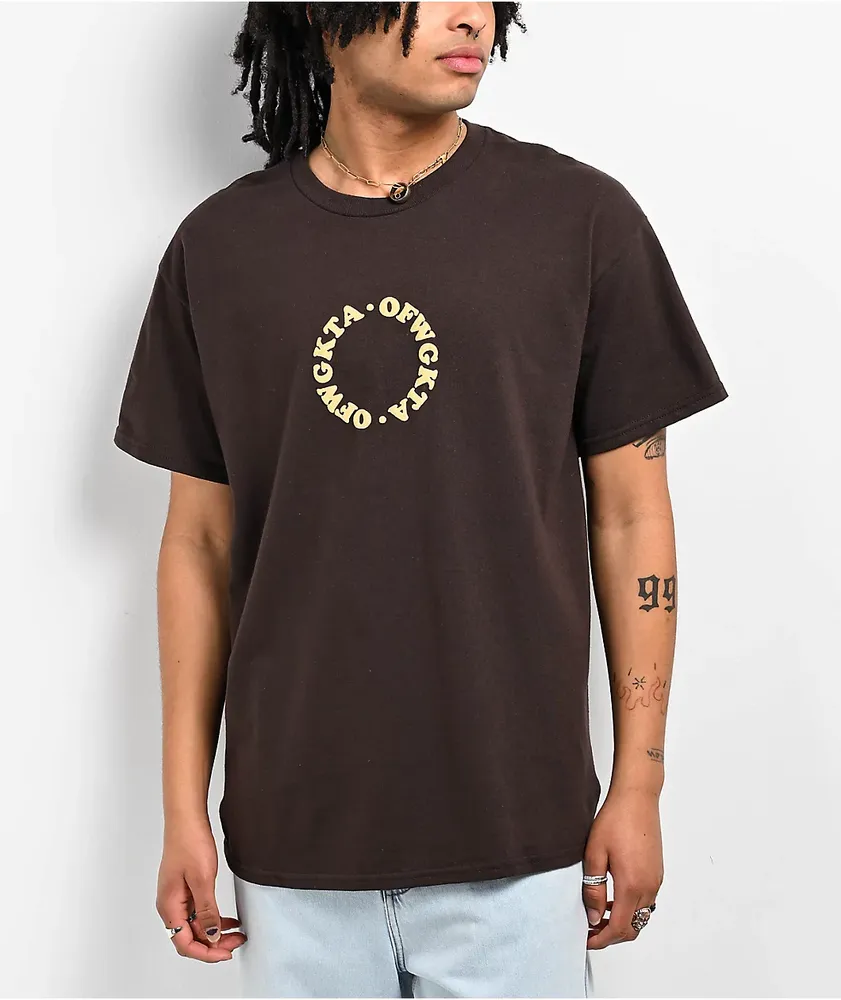 Odd Future Circle Logo Brown T-Shirt | Mission Valley