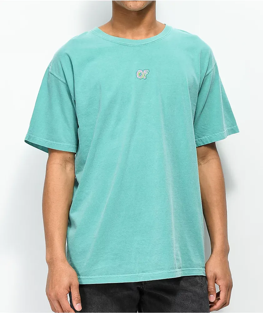 Odd Future Embroidered Turquoise T-Shirt | The Pen Centre