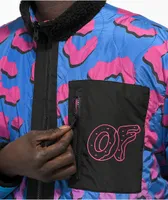 Odd Future Reversible Cheetah Fleece Jacket Hamilton Place