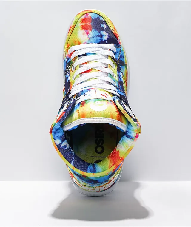 Adidas neon tie outlet dye shoes