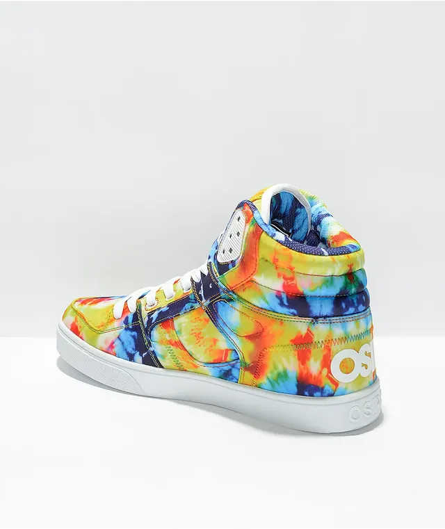 Vans tie dye high sale tops