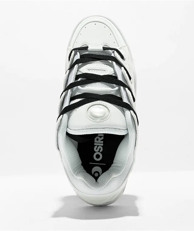 Black and white osiris shoes best sale