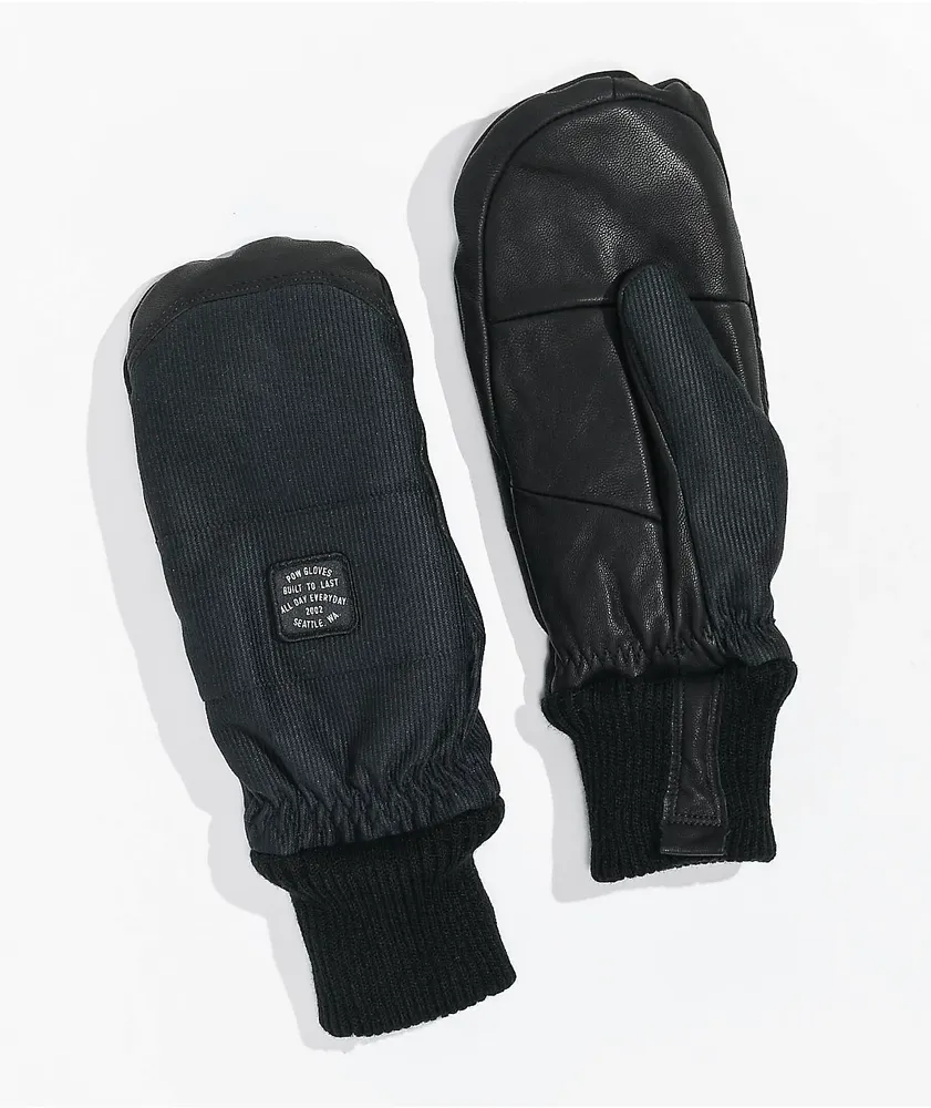 Black on sale snowboard mittens