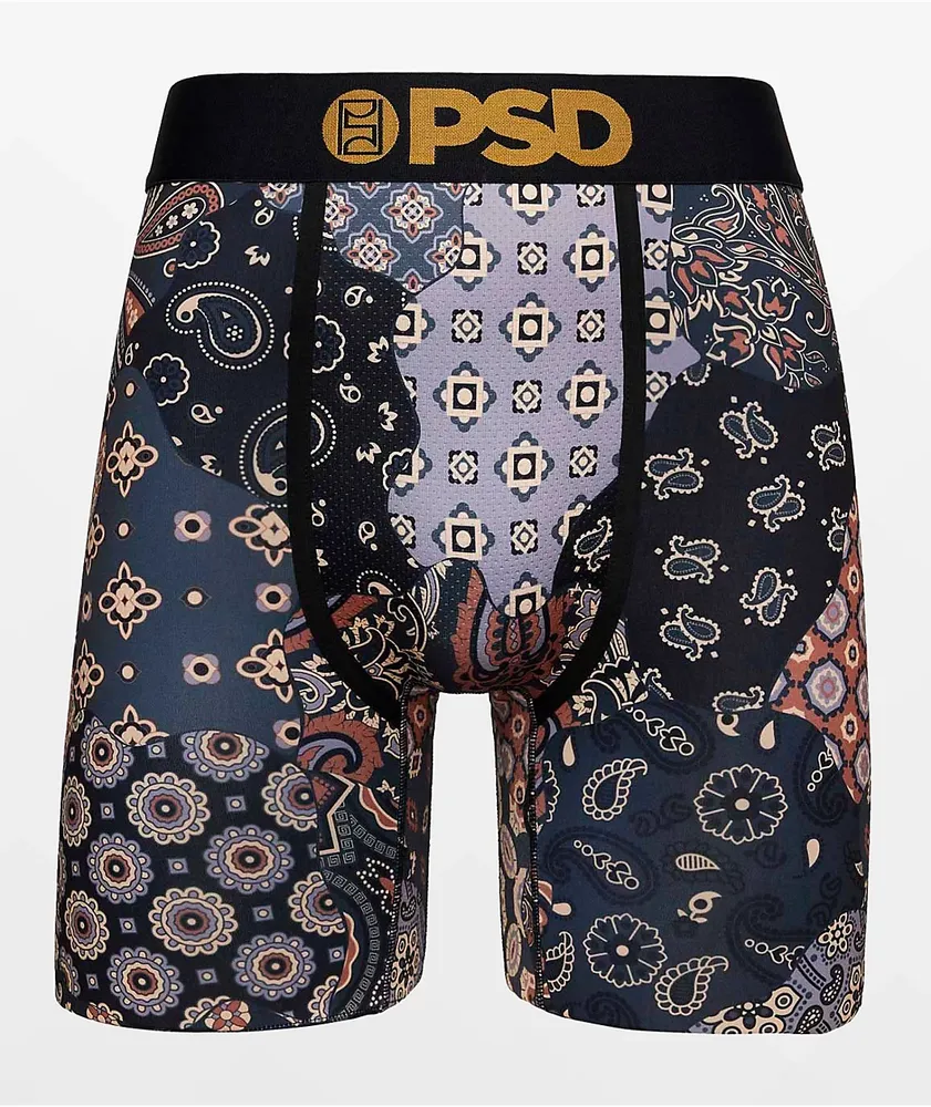 下着・アンダーウェア Bandana Boxer Briefs PSD Men's Boxer Briefs - Bandana Street 3 Pack, 7 Inch