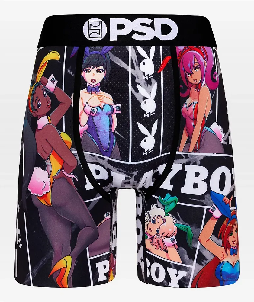 PSD x Playboy Anime Bunny Black Boxer Briefs | Arden Fair