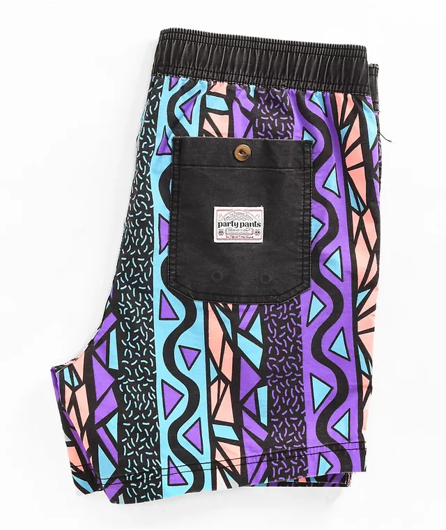 Party Pants Maui Wowie Black Board Shorts The Pen Centre