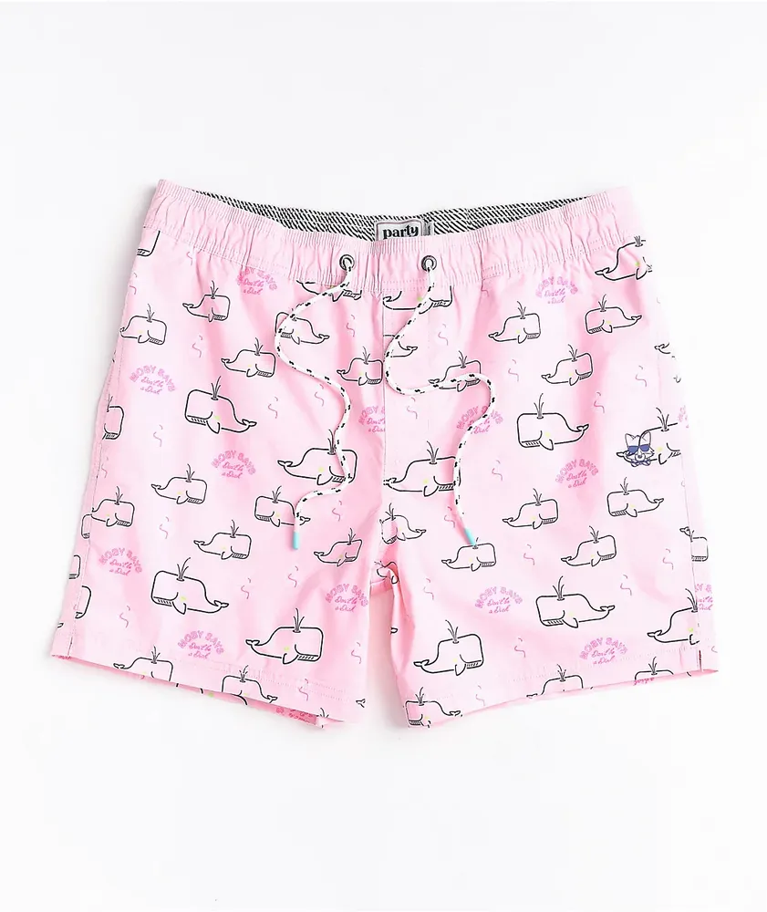 Party Pants Neon Moby Pink Board Shorts CoolSprings Galleria