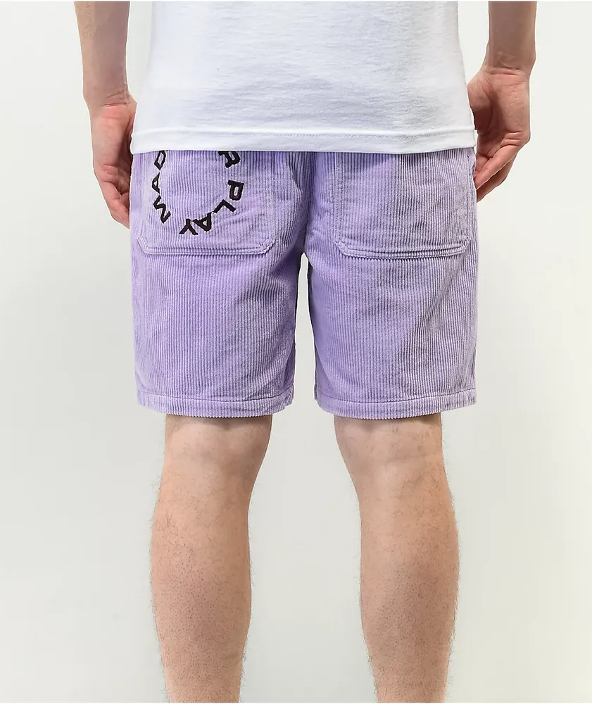 Paterson Lavender Corduroy Shorts | MainPlace Mall