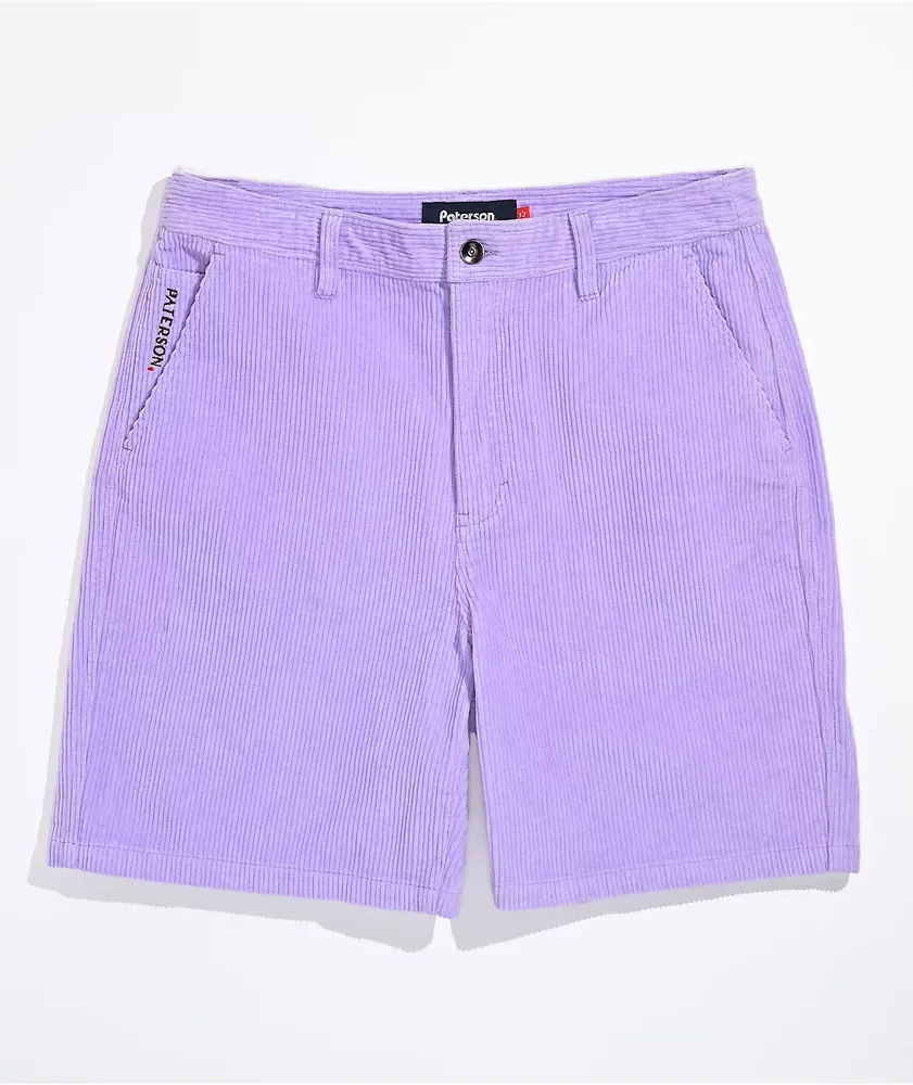 Paterson Lavender Corduroy Shorts | MainPlace Mall