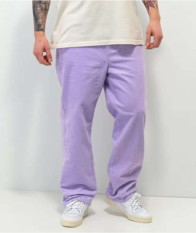 Light purple cheap corduroy pants