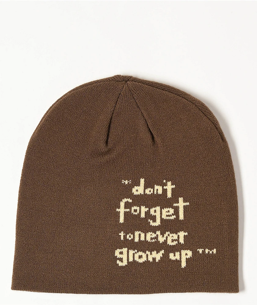 Slushcult Paul Frank x Slushcult Julius Brown Skully Beanie