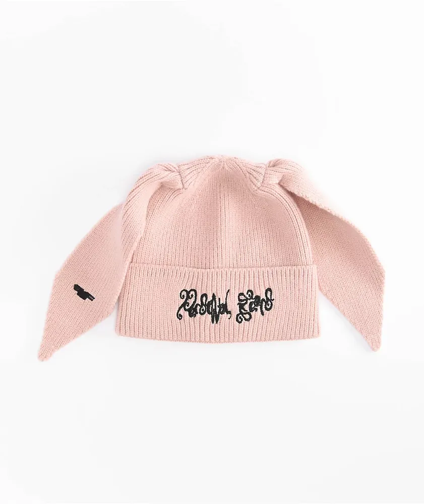 Personal Fears Bunny Ears Pink Beanie | Arden Fair