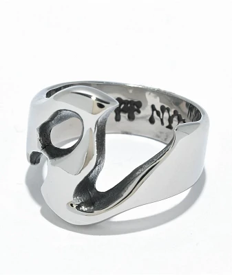Personal Fears Rib Cage Stainless Steel Ring at Hamilton