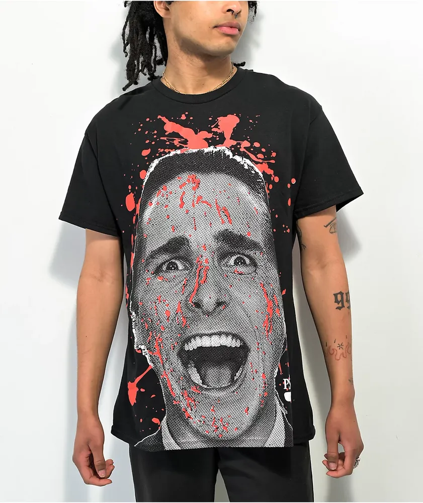 Personal Fears x American Psycho Blood Black T-Shirt | Pueblo Mall