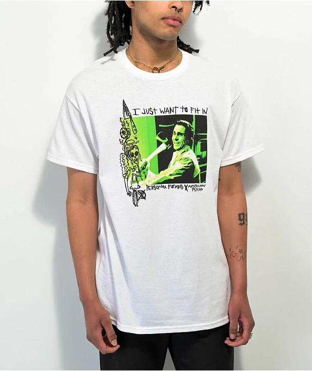 Hot Topic Mob Psycho White T Shirt at CoolSprings Galleria in
