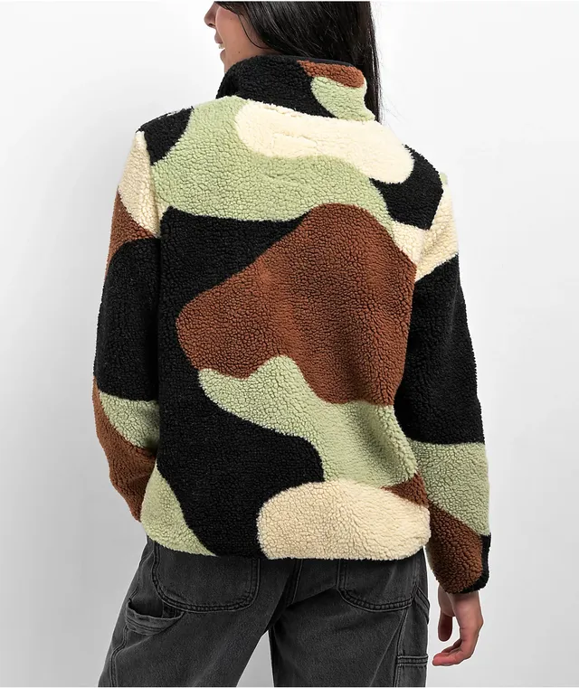 American eagle discount camo sherpa jacket