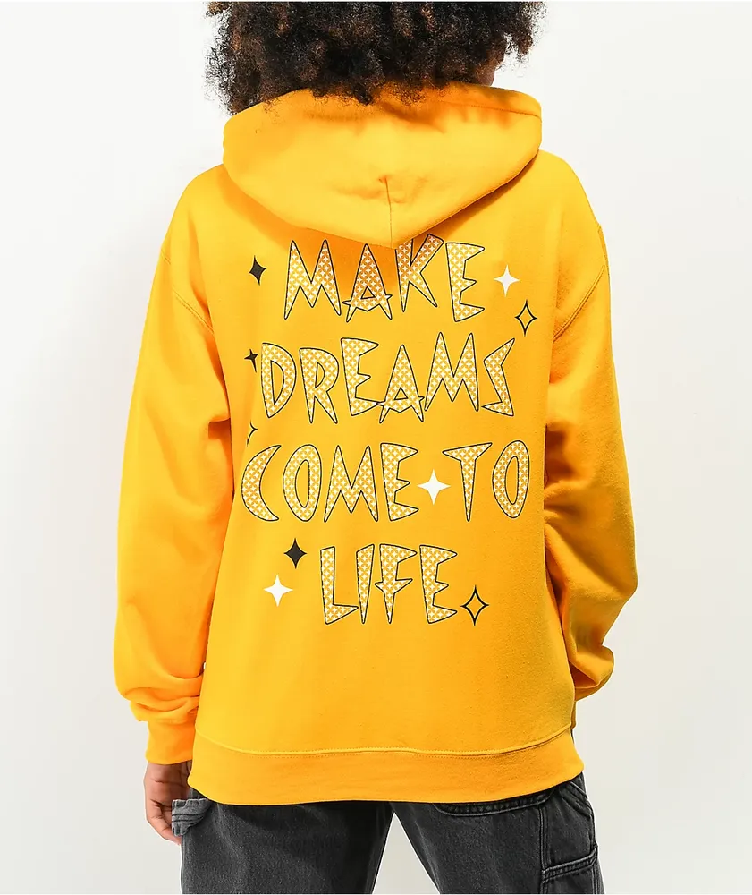 Petals and Peacocks Strive Gold Hoodie The Pen Centre