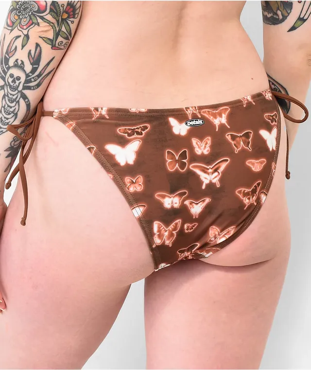 Petals by Petals and Peacocks Inverted Butterfly Brown Cheeky