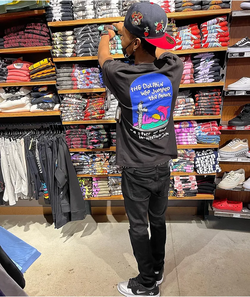 Pink dolphin shirt top