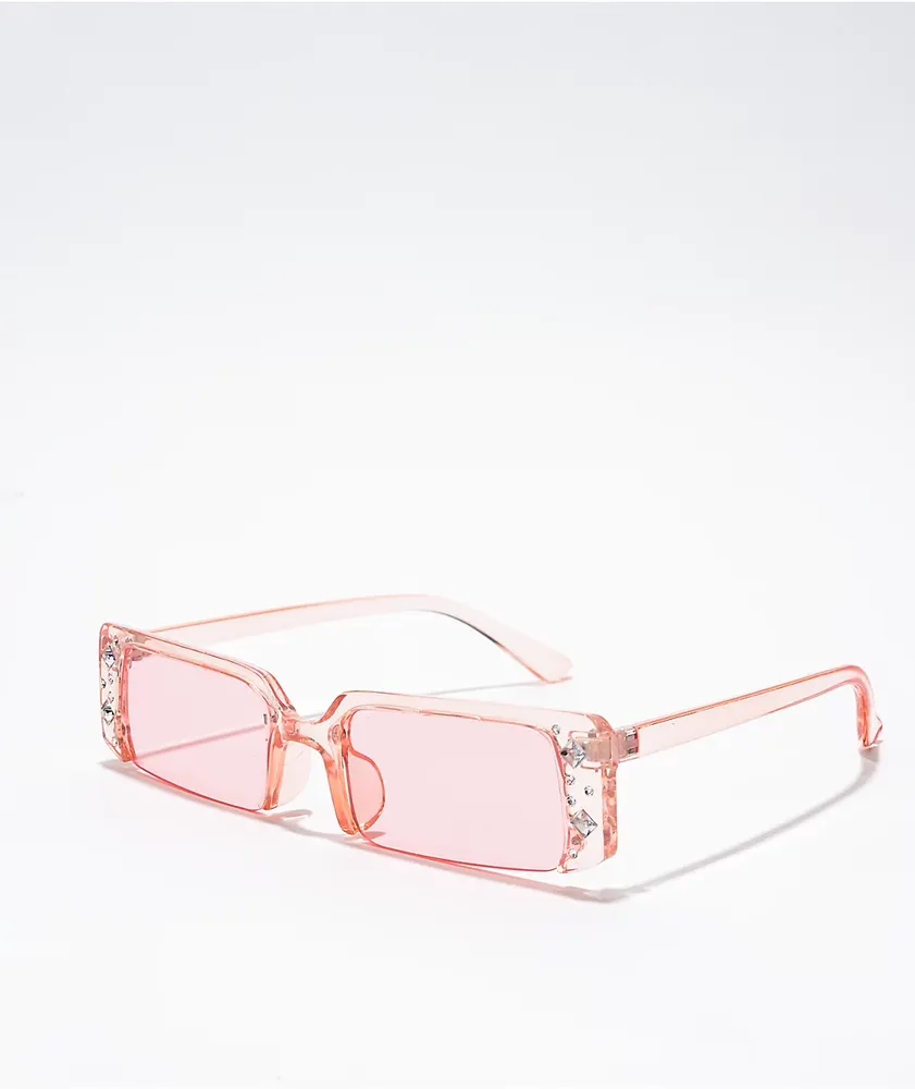 Pink bling sunglasses top