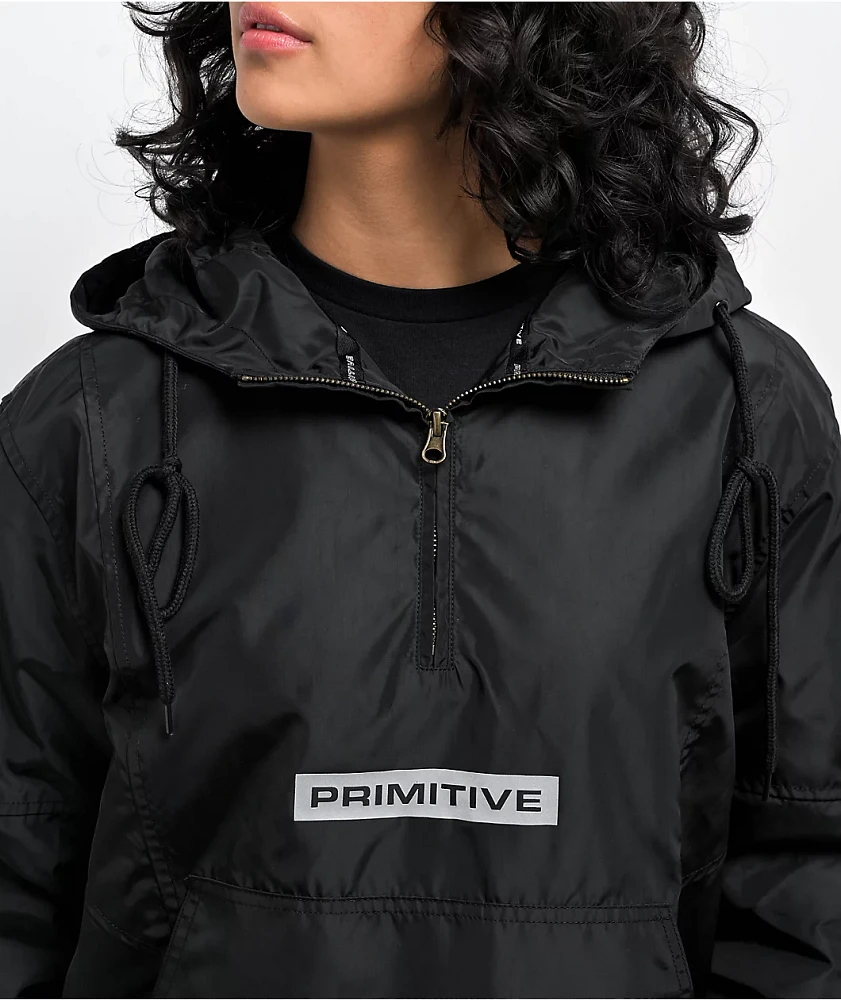 Primitive Blocked Black Anorak Jacket at Hamilton Place in