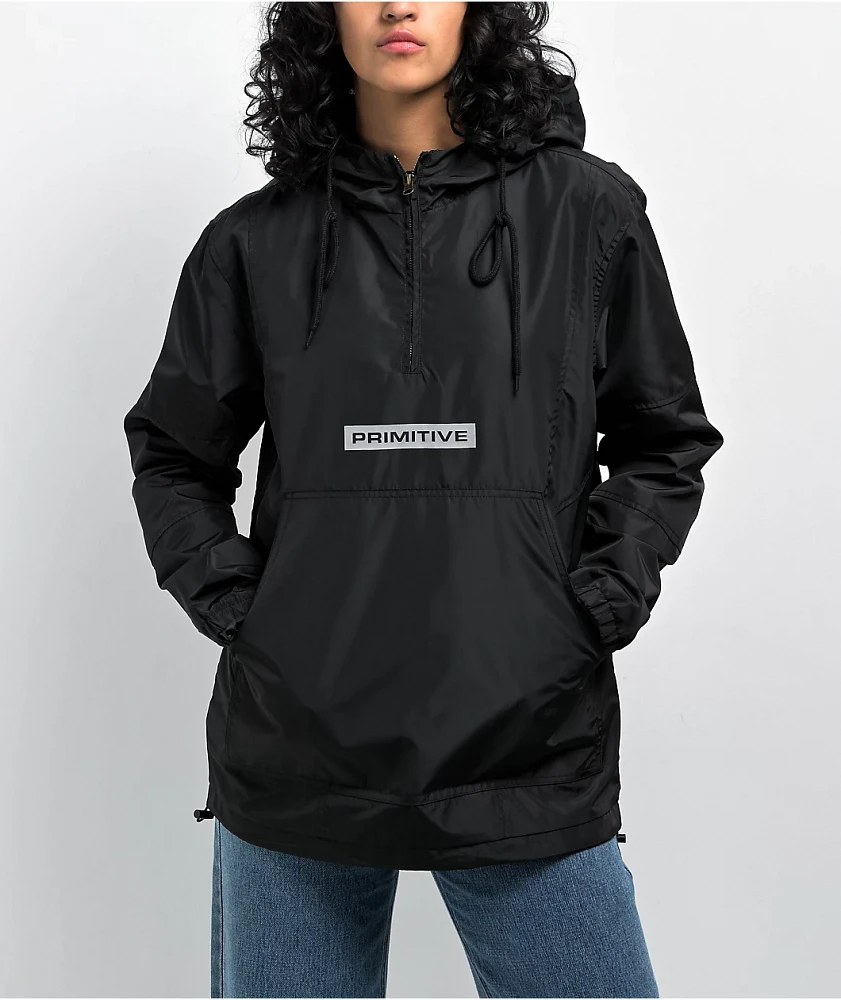 Primitive Blocked Black Anorak Jacket at Hamilton Place in
