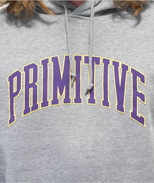 グレー Lサイズ Collegiate Sweatshirt Hooded