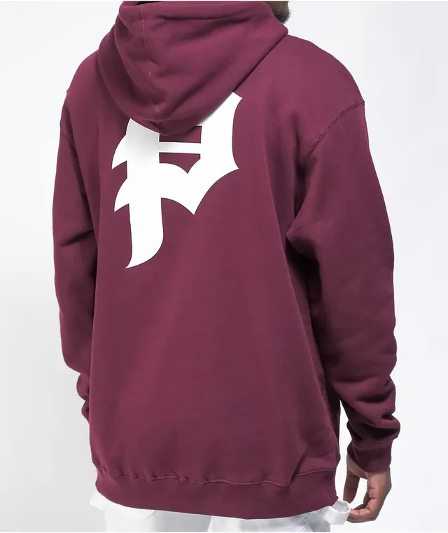 Burgundy primitive hoodie 2025