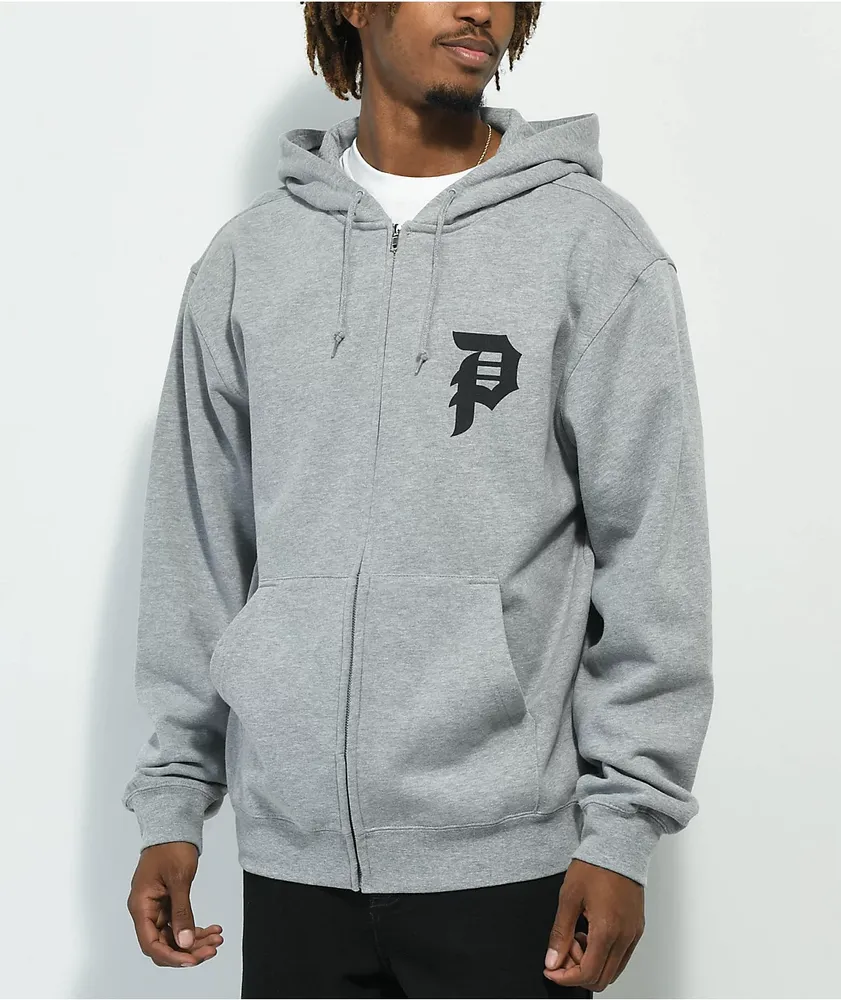 Primitive Dirty P Grey Zip Hoodie Mall of America