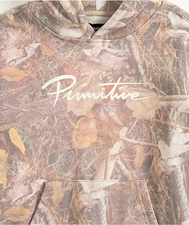 Primitive camo hoodie top