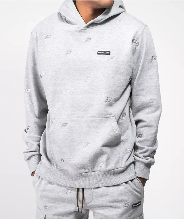 Grey primitive hoodie cheap