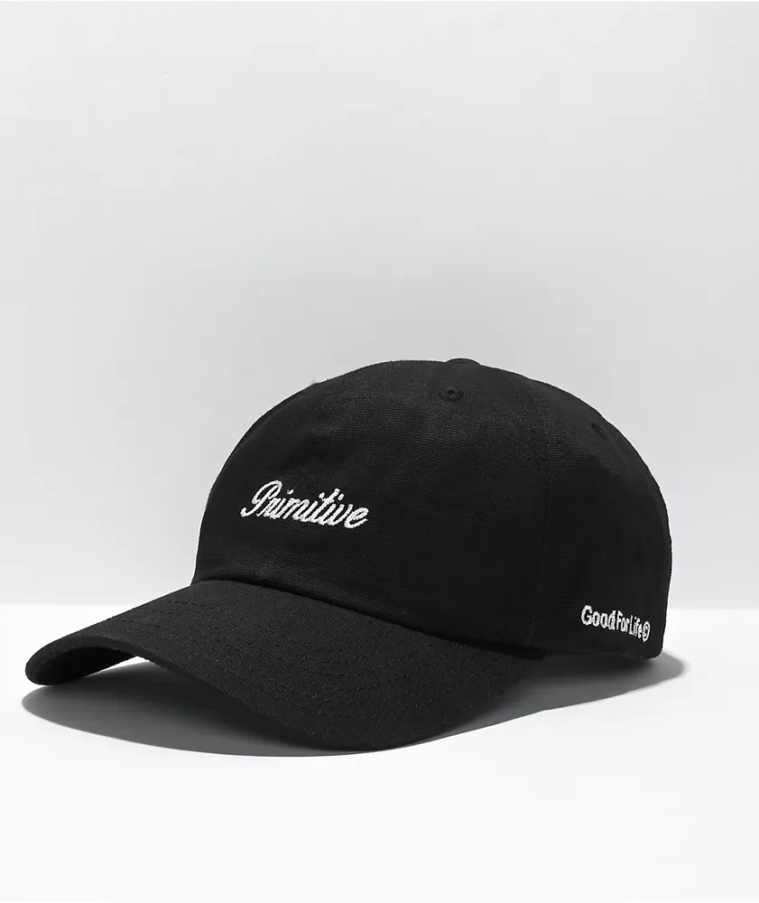 All black clearance strapback hat