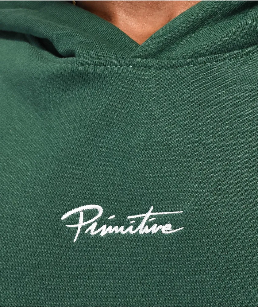 Primitive top green hoodie