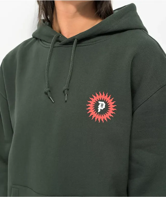 Red primitive hotsell hoodie