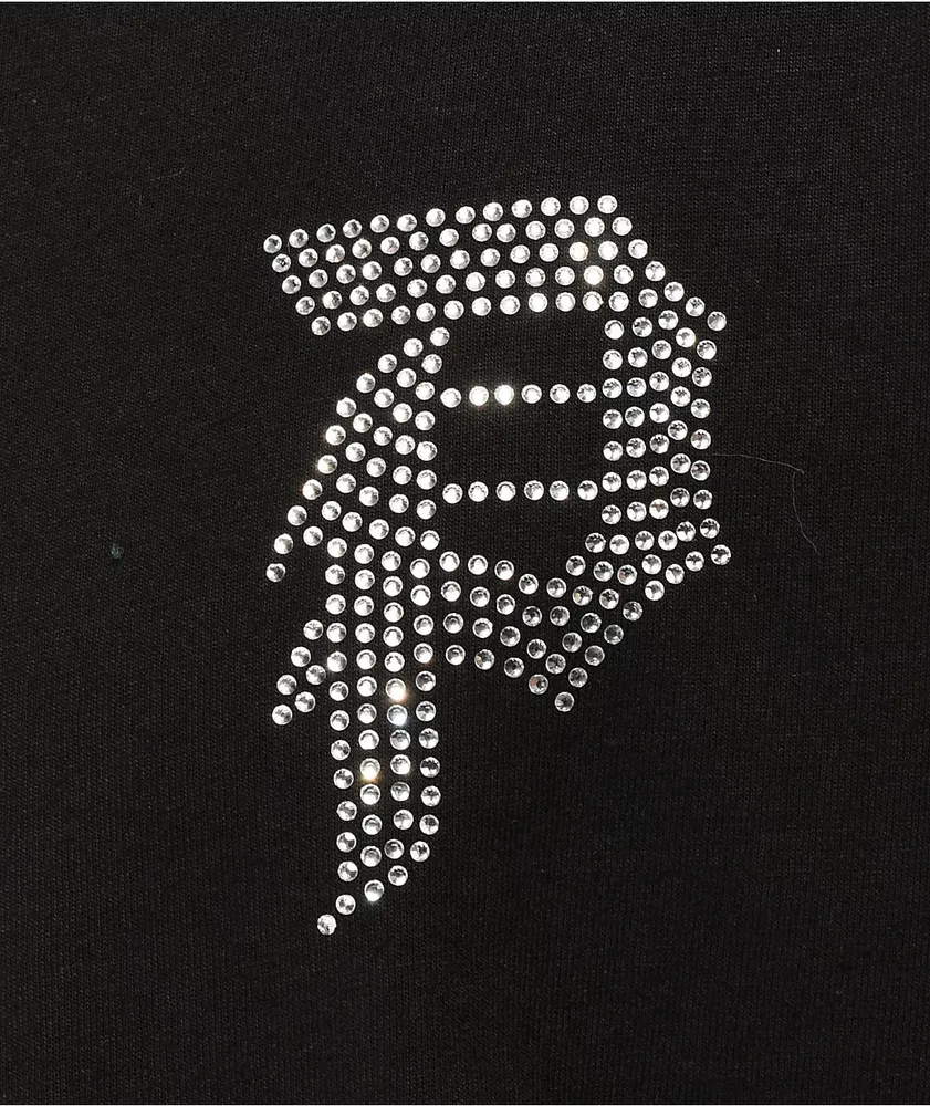 Primitive Rhinestone Dirty P Black T-Shirt at CoolSprings Galleria