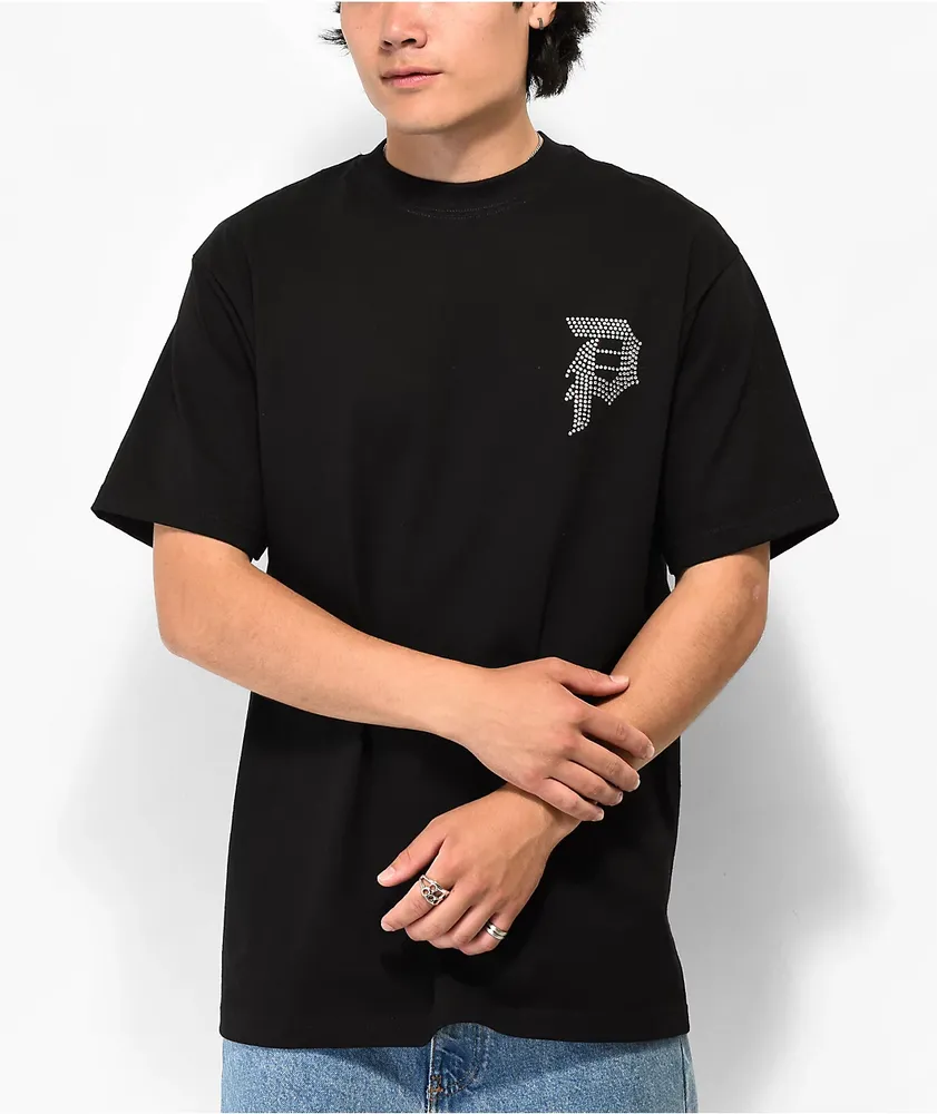 Primitive Rhinestone Dirty P Black T-Shirt at CoolSprings Galleria