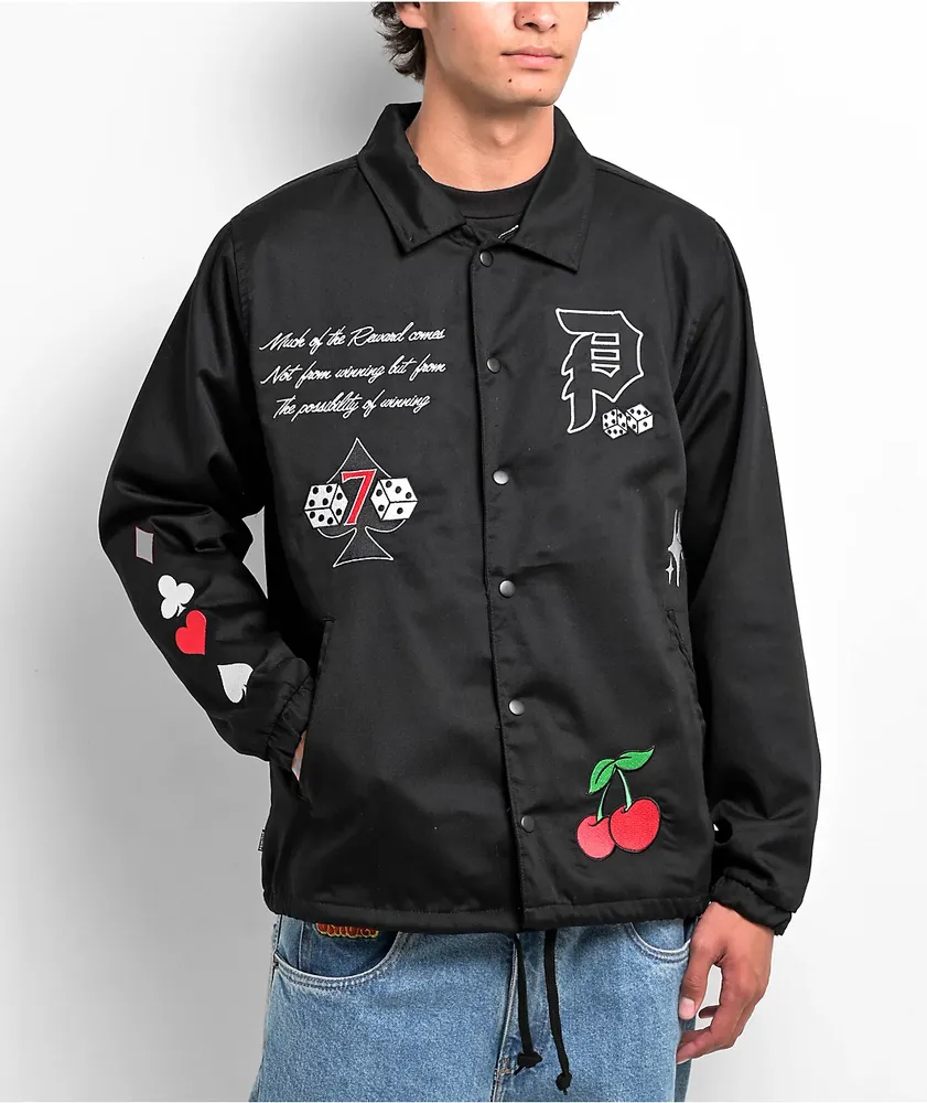 Primitive Royal Black Coaches Jacket The Pen Centre