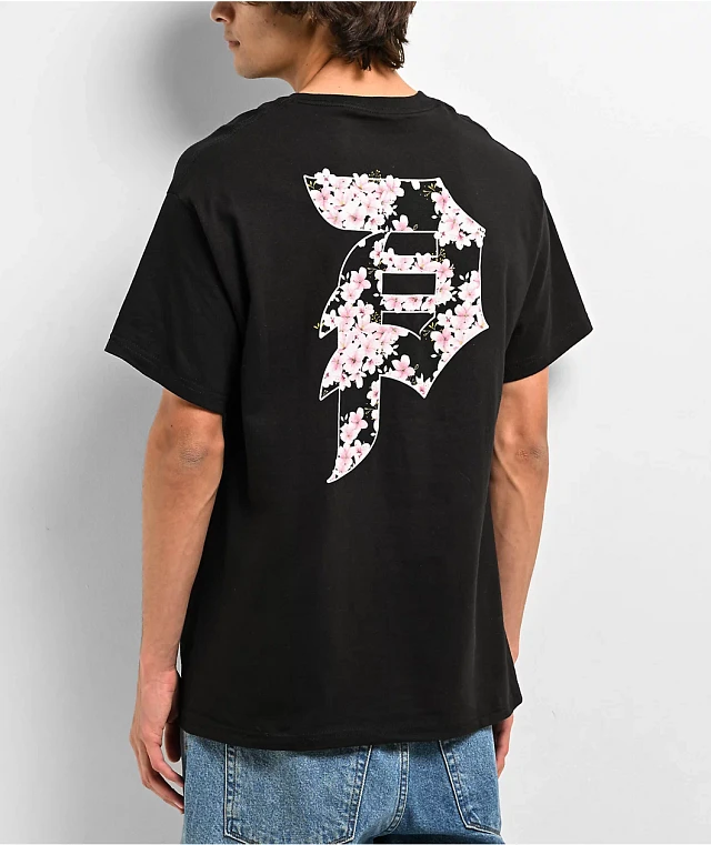 Primitive-Sakura-Black-T-Shirt