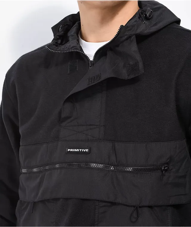Primitive Shadows Polar Black Anorak Jacket Halifax Shopping Centre