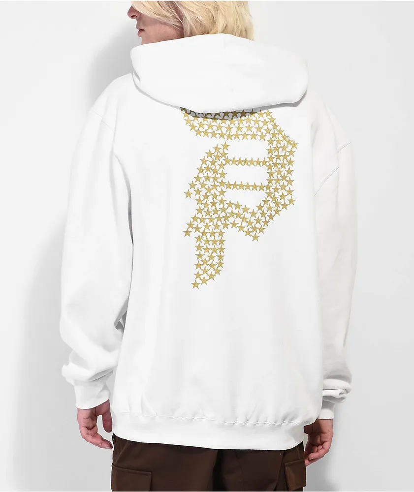 Primitive Shine White Hoodie | Hamilton Place