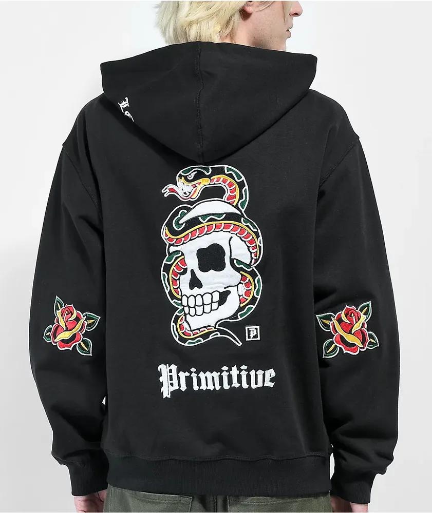 Primitive Streets Black Zip Hoodie Hamilton Place