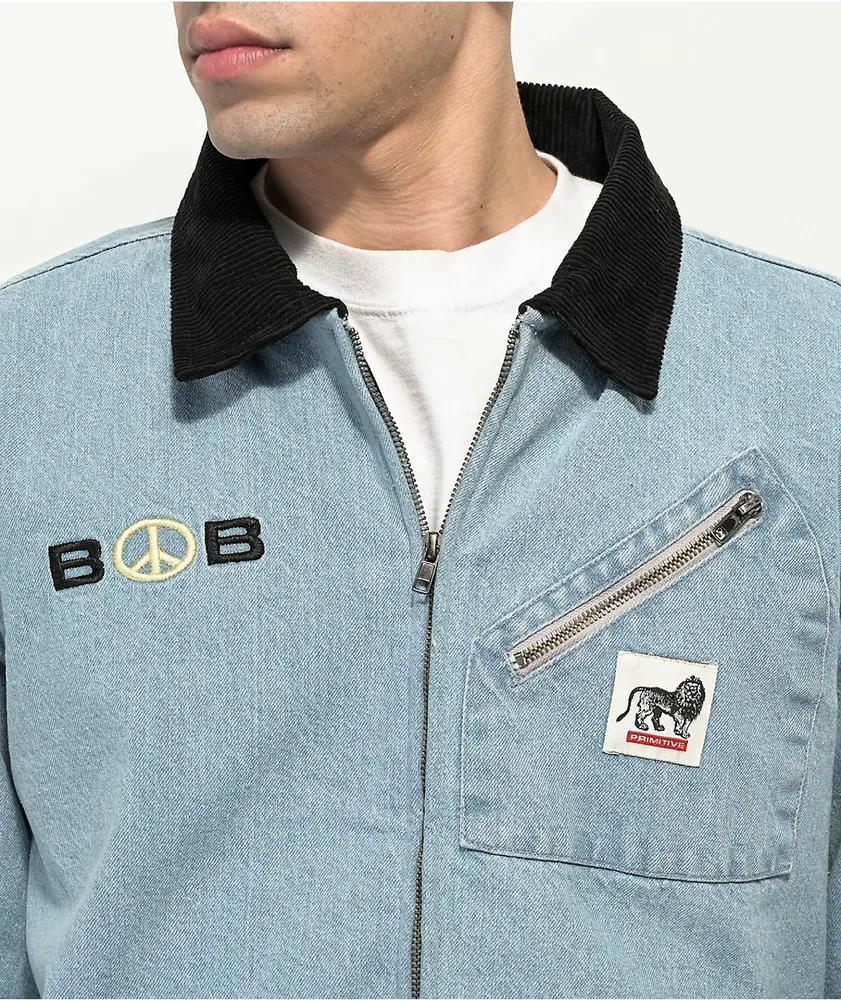 Primitive x Bob Marley Stand Up Denim Jacket | Liberty Center