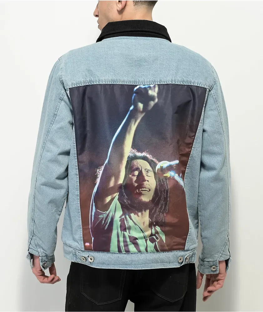 Bob marley denim top jacket