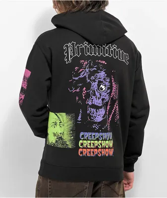 ★Primitive x Sublime Zine Hoodie関税込★ Primitive x Sublime Zine Black Hoodie | Zumiez