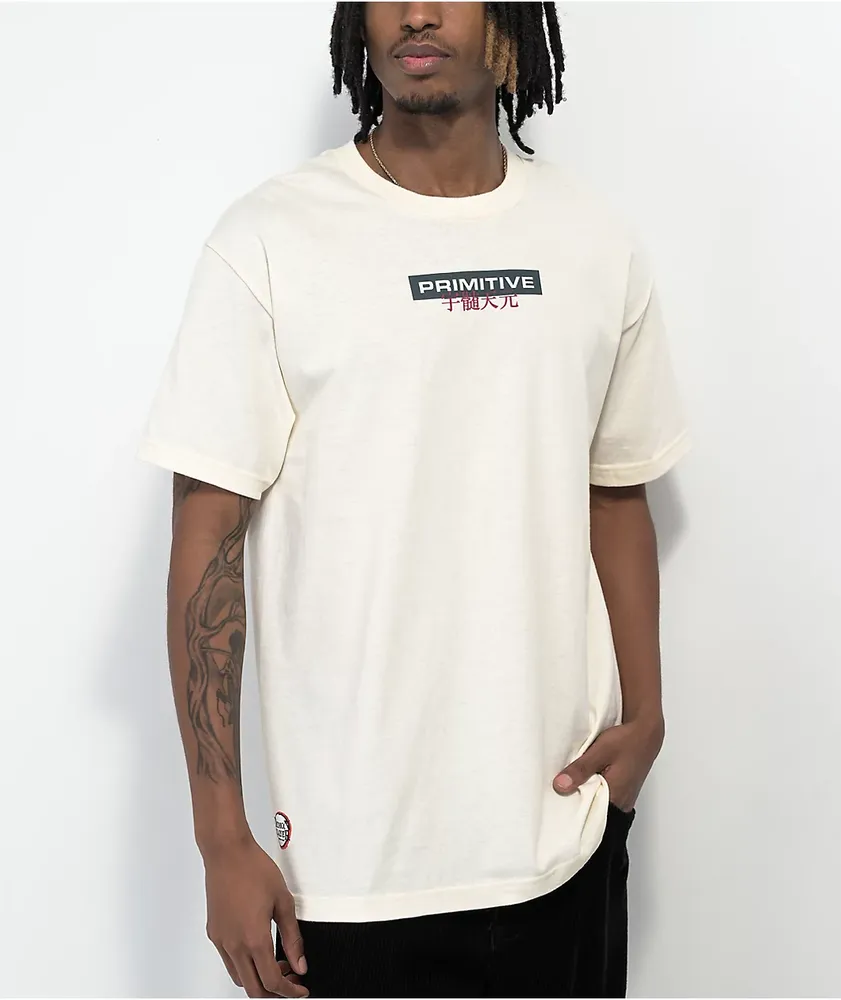 Cream t shirt discount