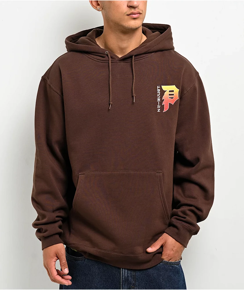 Primitive x Dragon Ball Z Wish Dirty P Brown Hoodie | Liberty Center