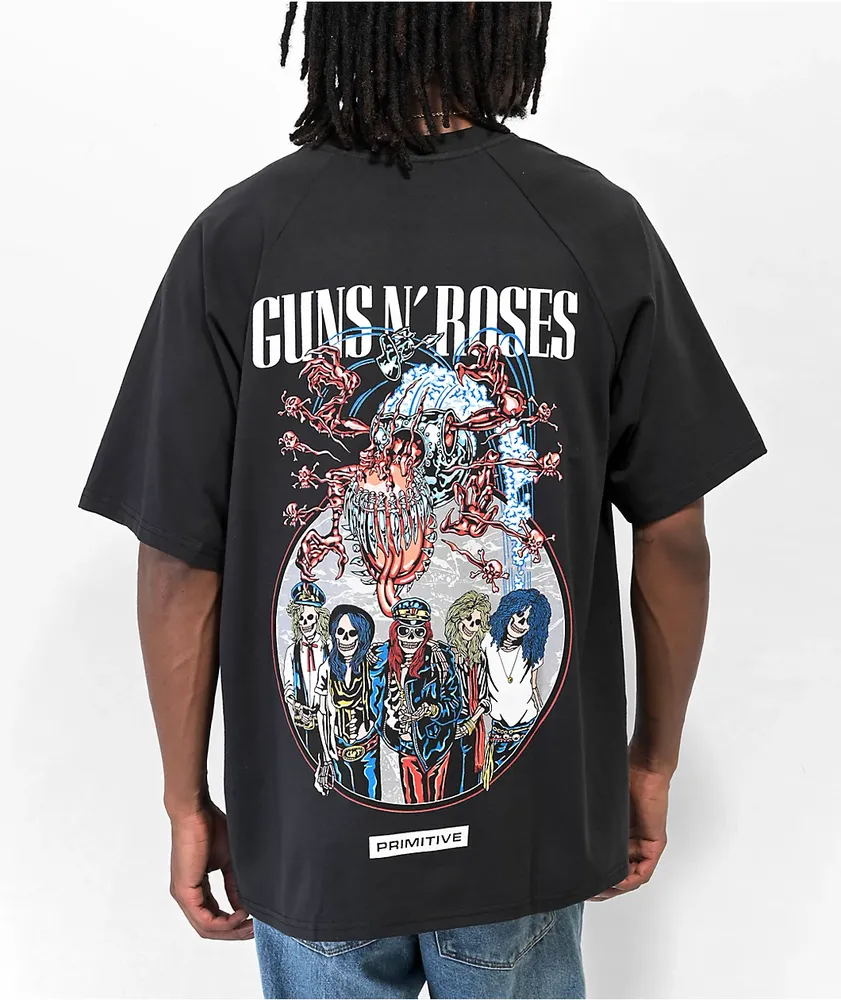 T shirt 2025 gun and roses